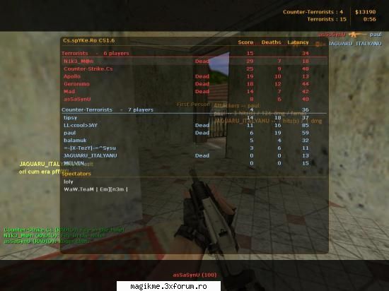 Counter-Strike - aici nu prea am avut timp sa ma afirm..eram pe - Jokuri